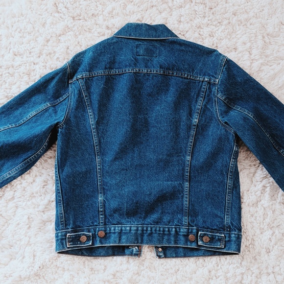 Vintage Mid-70s Levi’s 70505 Denim Trucker Jacket Style 0217 Size 40 (Women’s M) - Picture 6 of 7